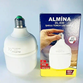 Акумуляторна лампа E27 ALMINA DL-030 30W (Туреччина)
