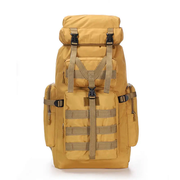 Штурмовой тактический рюкзак с капюшоном на 70 литров XS1725-2, Койот