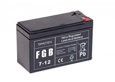 Аккумуляторная батарея FGB 7-12 12V 7AH AGM