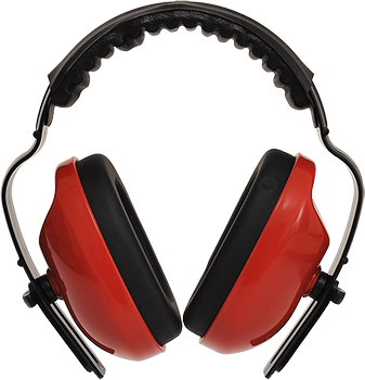 Навушники від шуму Portwest Classic Plus PW48 протишумні червоні