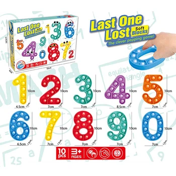 Игра "Веселый счет" 327, 10 цифр 7*1,5*10 см