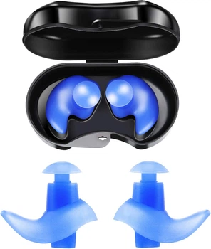 Беруши для плавания, защита от воды Perfect Swim Pro Blue (Black case) (121550)