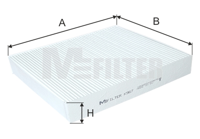 Фильтр салона Focus II/Volvo S40 04- MFilter (K967)