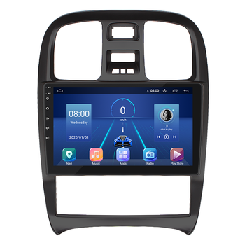 Штатная магнитола 9" Lesko для Hyundai Sonata IV (EF) Рестайлинг 2001-2012 Top 6/128 4G WiFi GPS Хюндай