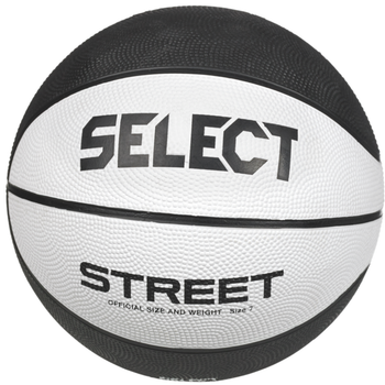 Баскетбольный мяч Select Basket Street v22, размер 7, резиновый, подходит для игры на улице и в зале, рассчитан на 1–3 года эксплуатации.(OB_C693EA4788C9)