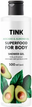 Гель для душа Tink Superfood for Body Shower Gel Авокадо-Миндальное масло 500 мл