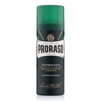 Пена с экстрактом эвкалипта и ментолом для бритья Proraso Green Line Refreshing Shaving Foam 300 мл