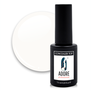 Закрепитель для гель-лака ADORE Concealer Top №01 Blanc 7.5 мл
