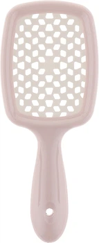 Щітка для волосся Janeke Superbrush й 20 см x 8 см Пудрова з білим