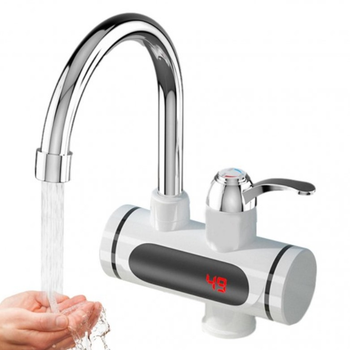 Электрический проточный водонагреватель с LCD экраном Instant Electric Heating Water FT-003 3 кВт нижнее подключение