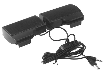 Стерео-колонки BauTech USB для ноутбука или ПК на клипсах (1005-422-00)