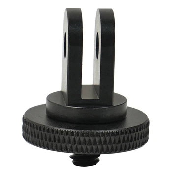 Металевий адаптер перехідник на кріплення для екшн-камери GoPro Mount, трипода 1/4" (68067)