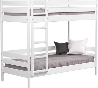 Кровать Estella Дуэт 90х200 ordf Щит 2Л4 Белая (8001749027)