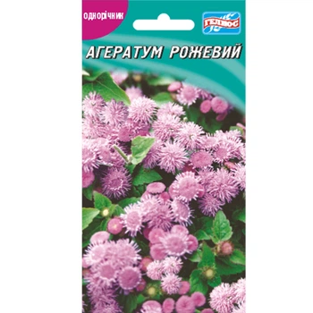 Агератум рожевий 0,05 г Геліос