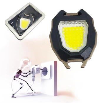 Ручной фонарь светодиодный с usb зарядкой и магнитом BL K44 LED фонарик карманный аккумуляторный портативный