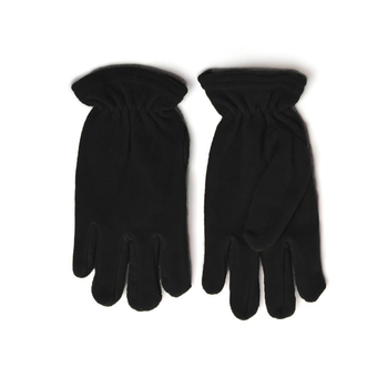 Перчатки флисовые теплые зимние тактические черные Art-2022153.20.0012S