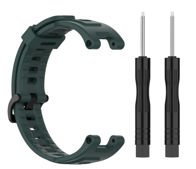 Ремінець DK Silicone Sport Band Classic для Xiaomi T-Rex \ T-Rex Pro (dark green)