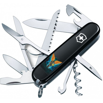 Складной нож Victorinox HUNTSMAN UKRAINE Ангел ВСУ 1.3713.3_T1060u