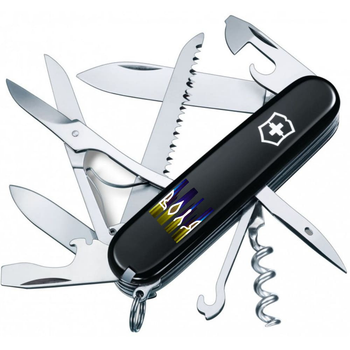 Складаний ніж Victorinox HUNTSMAN UKRAINE Воля 1.3713.3_T1260u