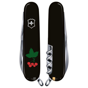 Складаний ніж Victorinox CLIMBER UKRAINE Калина 1.3703.3_T1350u