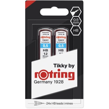 Грифели Rotring 0,5 мм HB (12) блистер 2шт R2221256