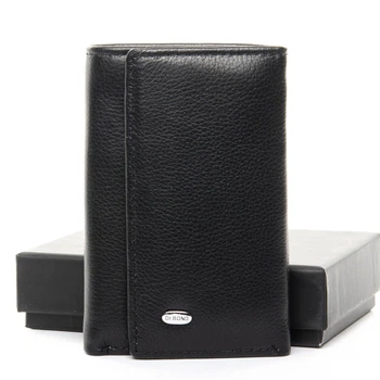 Кожаная ключница кошелек Dr.Bond M6 black