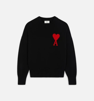Светр No Brand de Coeur Oversize Sweater Black Red Heart M