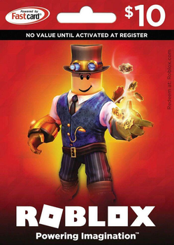 Карта оплаты Roblox Gift Card на 800 ROBUX / 10$ (USD)