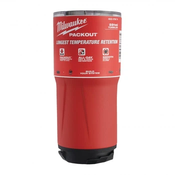 Термокружка Milwaukee Packout Tumbler 591 мл Red (4932479074)