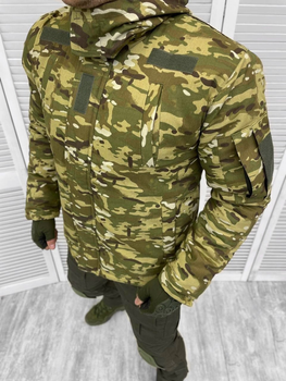 Тактична тепла зимова військова куртка - бушлат Tactic, Камуфляж: Мультикам, Розмір: S