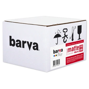Фотобумага Barva 10x15, 230 g/m2, Original, Matte, 500c (IP-A230-083)