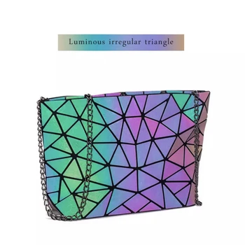 Сумка кроссбоди через плечо Bao Bao Issey Miyake Хамелеон Triangle №1 (7024-1)