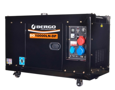 ГЕНЕРАТОР BERGO ДИЗЕЛЬНИЙ 8.5kW DUAL POWER DG10000NL-DP