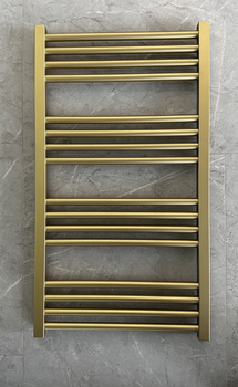 Рушникосушка водяна Terma FIONA 900х500, колір BRASS (золото) WGFIN090050KBRASX