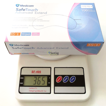 Нитриловые перчатки Medicom SafeTouch Extend Pink, плотность 3.5 г. - розовые (100 шт)