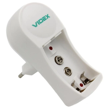 Зарядное устройство для бат./аккум. Videx VCH-N201 2-х канальная AA + AAA + крона Белый