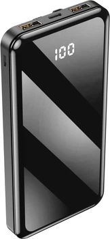 УМБ Forever TB-411 ALLin1 10000 mAh with cables USB-C + Lightning + microUSB Black (GSM103789)