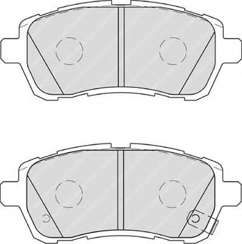 Тормозные колодки передні Ford Fiesta VI 08- (TRW) Ferodo (FDB4110)