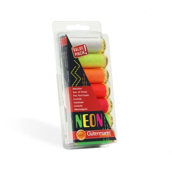 Набор швейных ниток Gutermann Sew All NEON 731148
