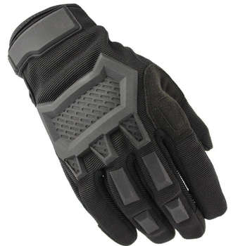 Перчатки тактические FG FQ16SDF0207 Черный XL полнопалые с защитой на костяшки + сенсорные нашивки
