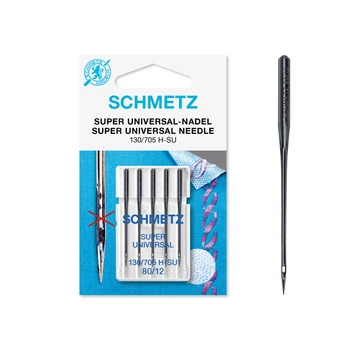 Иглы SCHMETZ Super universal антиклей №80 (5 шт.) 130-705H-SU-0