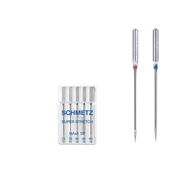 Иглы для стрейча SCHMETZ Super Stretch №75-90 (5 шт.) CHAX1SP-75-90