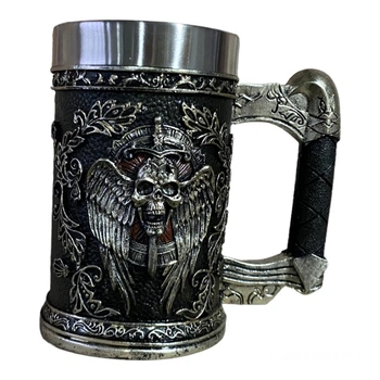 Кружка Чашка 3D Меч в Черепе 500ml