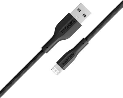 Кабель Promate xCord-Ai USB to Lightning 2А 1 м Black (xcord-ai.black)