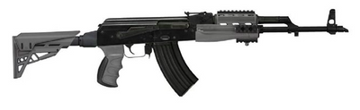 AK-47 / AK-74 Приклад / Thrust Stock Elite з демпфованою пластиною прикладу Scorpion Сірий ATI TactLite
