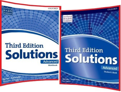 Solutions 3th Edition. Student'S Book+Workbook. Advanced. Oxford.