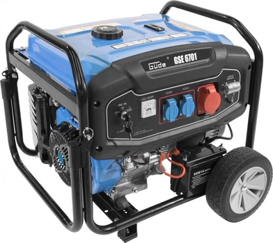 Генератор бензиновый Gude GSE 6701 RS 3 фазы (5500 Ват) 1 фаза (2*2500Ват)
