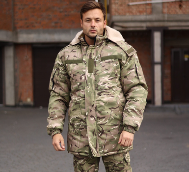 Куртка-бушлат военная мужская тактическая ВСУ (ЗСУ) Мультикам 8586 50 размер