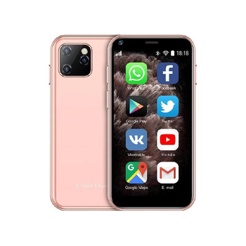 Маленький Мобільний Смартфон Сенсорний GtStar Soyes XS 11 Pink