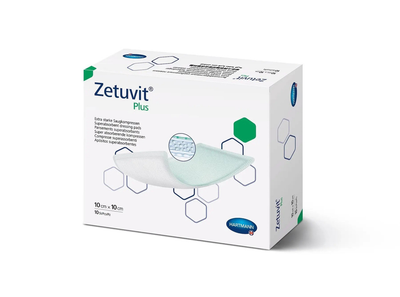 Пов'язка сорбційна Zetuvit Plus 10см х 10см 1шт (/4137108)